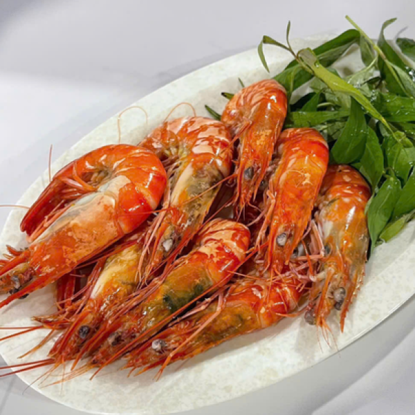 TÔM HẤP NƯỚC DỪA